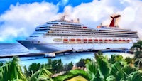 carnival cruise ship docked at the dock